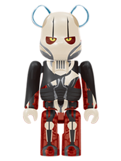 Happyくじ STAR WARS 10. グリーヴァス将軍 BE@RBRICK ベアブリック 100%