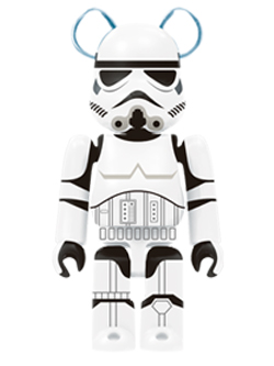 Happyくじ STAR WARS 12. ストームトルーパー BE@RBRICK ベアブリック 100%