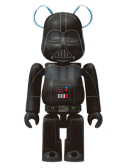Happyくじ STAR WARS 18. ダース・ベイダー BE@RBRICK ベアブリック 100%