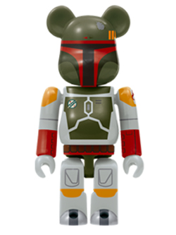 Happyくじ STAR WARS 19. ボバ・フェット BE@RBRICK ベアブリック 100%