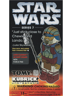 KUBRICK STAR WARS SERIES7 LANDO CALRISSIAN AS SKIFF GUARD