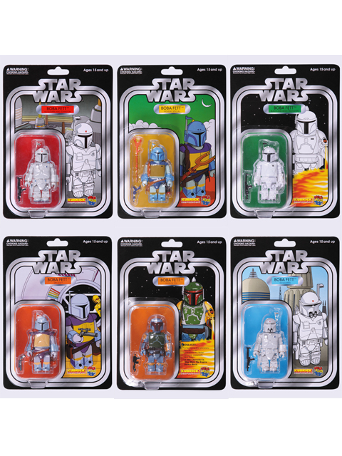 EXHIBITION 2009限定 STAR WARS KUBRICK SET OF 6pcs. BOBA FETT COLLECTION
