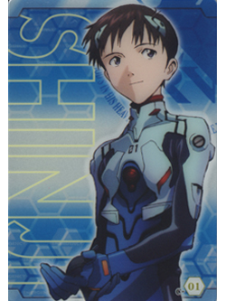 ローソン限定 エヴァンゲリオン メタリックプラカード シンジVer.