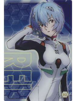 ローソン限定 エヴァンゲリオン メタリックプラカード レイVer.