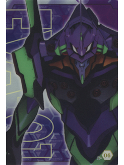 ローソン限定 エヴァンゲリオン メタリックプラカード EVA初号機Ver.