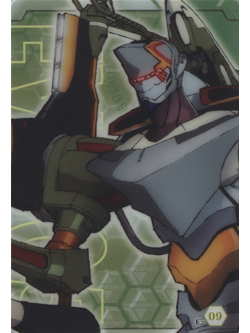 ローソン限定 エヴァンゲリオン メタリックプラカード EVA仮設5号機Ver.