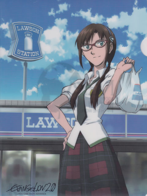 ローソン限定 エヴァンゲリオン クリアファイル マリ：ローソンVer.