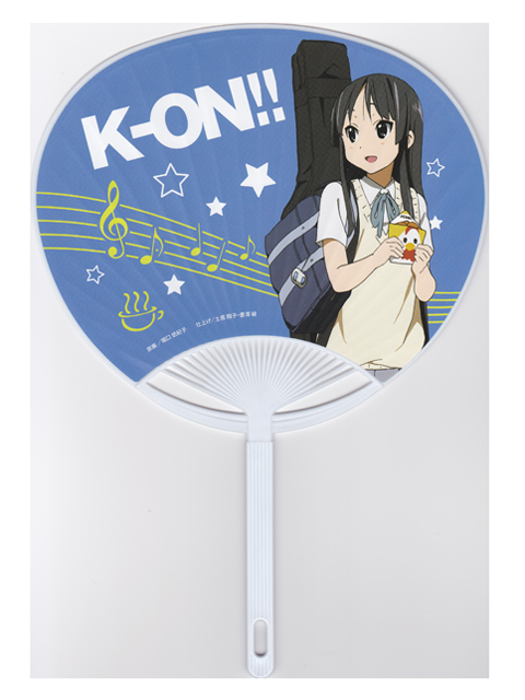 ローソン限定 けいおん オリジナルうちわ 秋山 澪Ver.