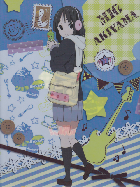 ローソン限定 映画けいおん 第2弾 クリアファイル 秋山 澪Ver.