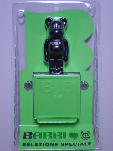 BABBI 55周年限定 BE@RBRICK Giallo verde