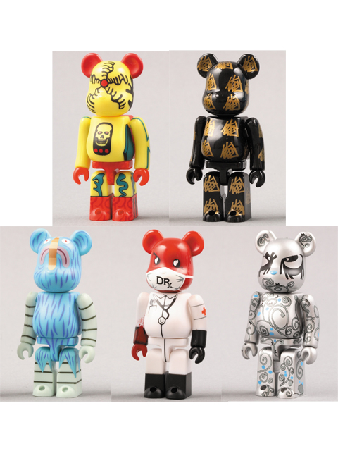 WORLD WIDE TOUR BE@RBRICK ベアブリック 100% 5PC Fset