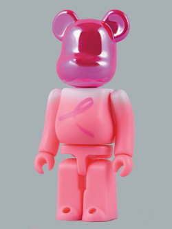 2008 ピンクリボンキャンペーン限定 PINK RIBBON BE@RBRICK  100％
