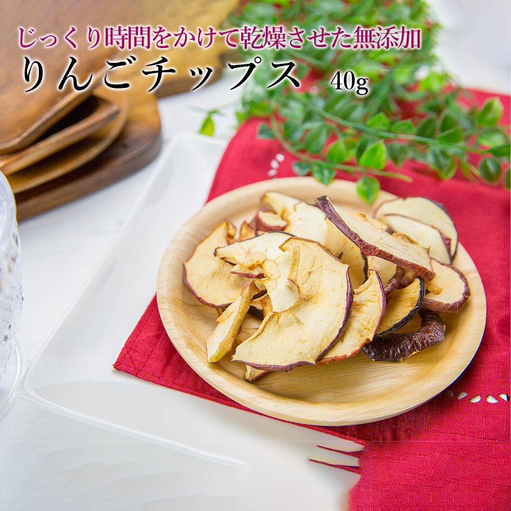 りんごチップス40g