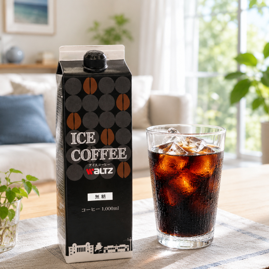 ワルツ　リキッドアイスコーヒー（無糖）　1000ｍｌ