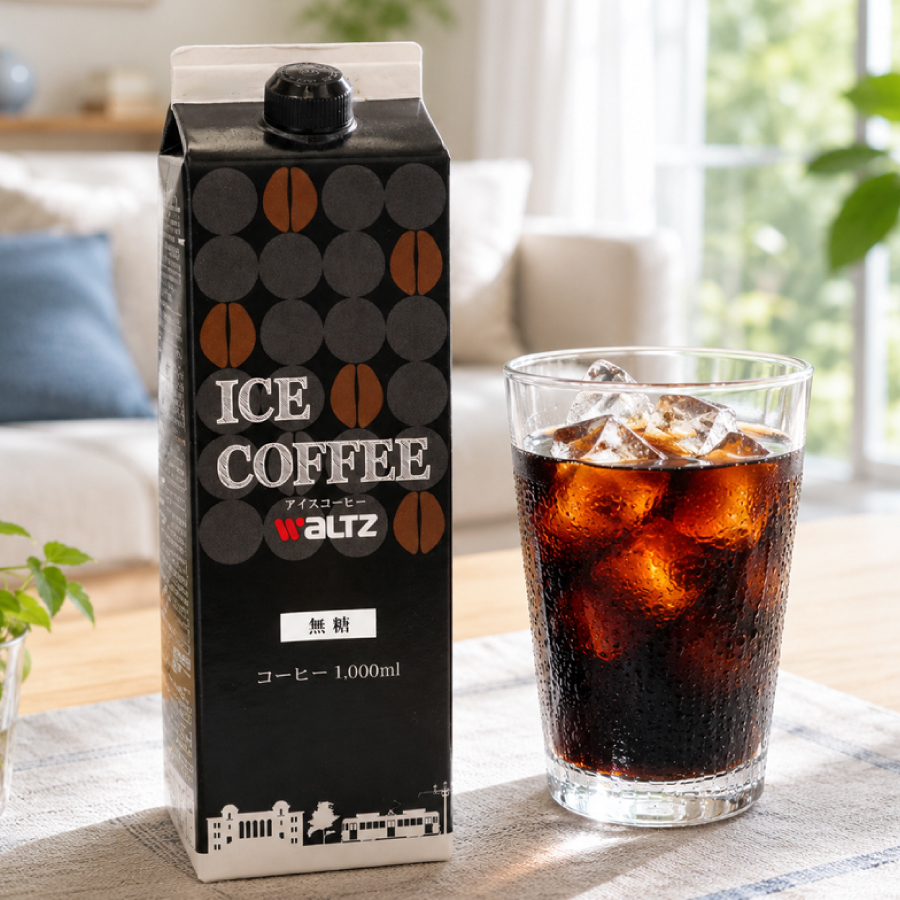 ワルツ　リキッドアイスコーヒー（無糖）　1000ｍｌ