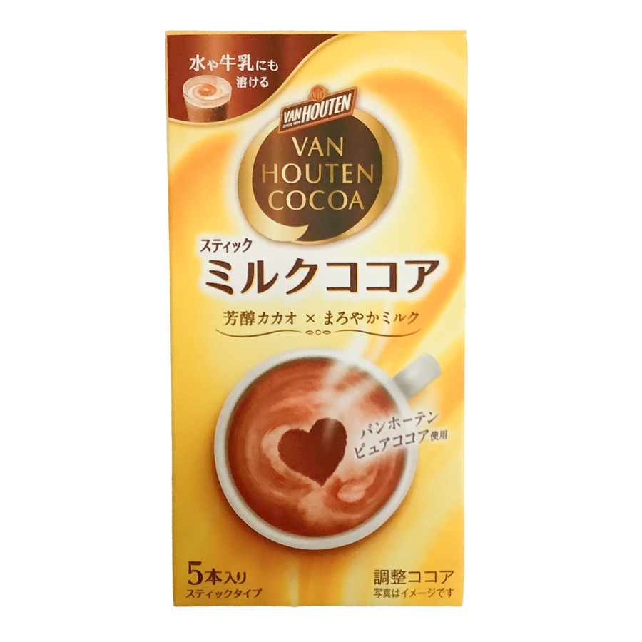 バンホーテン　ミルクココア（スティック）　18ｇ×5Ｐ