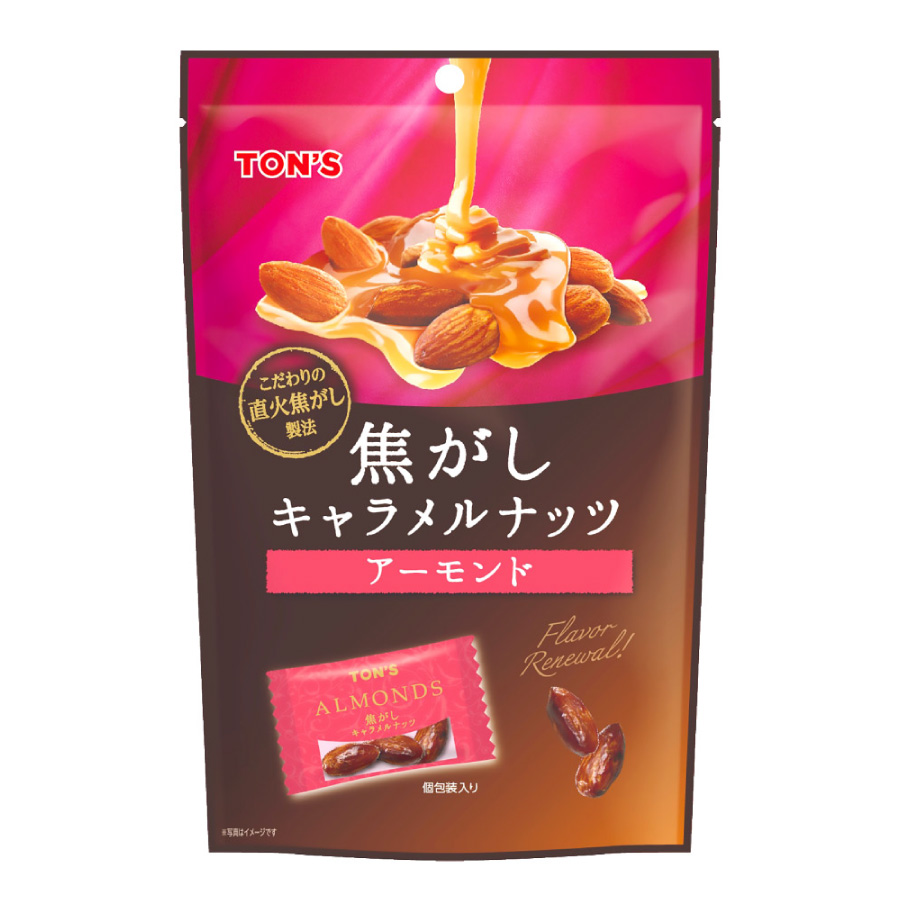 トン　焦がしキャラメルアーモンド　１０５ｇ