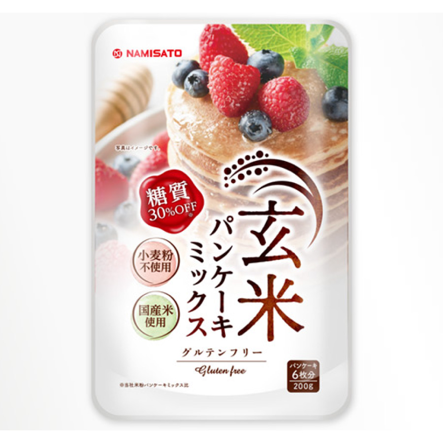 波里　玄米パンケーキミックス　200g