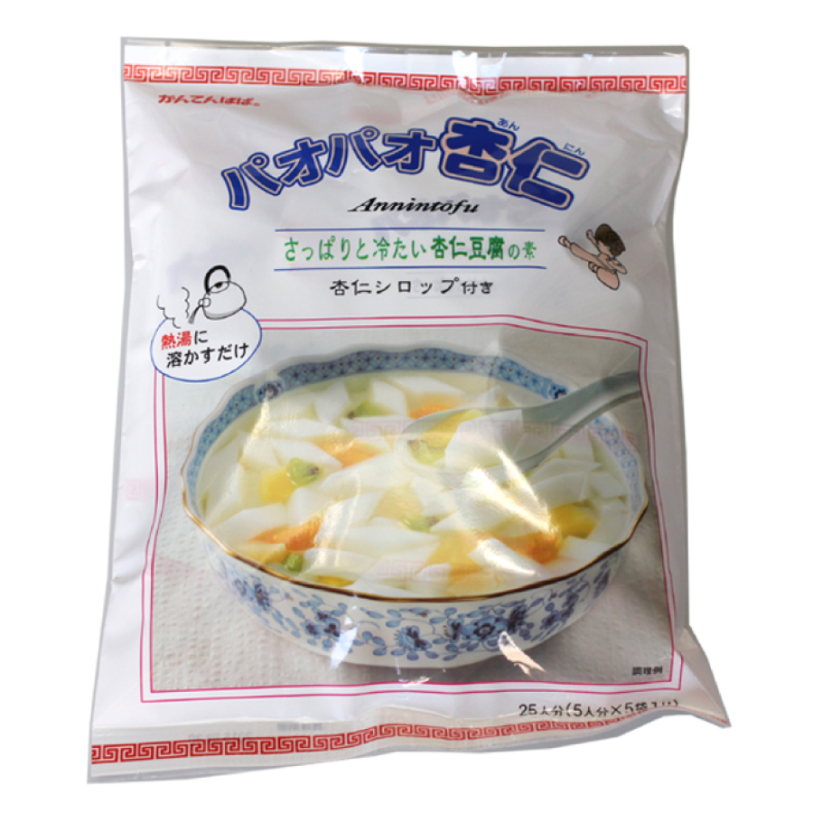 かんてんぱぱ　パオパオ杏仁　25人分（5人分×5袋入り）