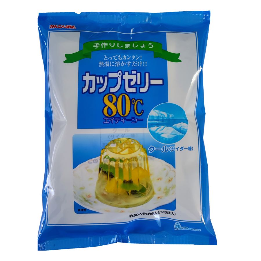 かんてんぱぱ　カップゼリー80℃　クール　(100ｇ×5袋）