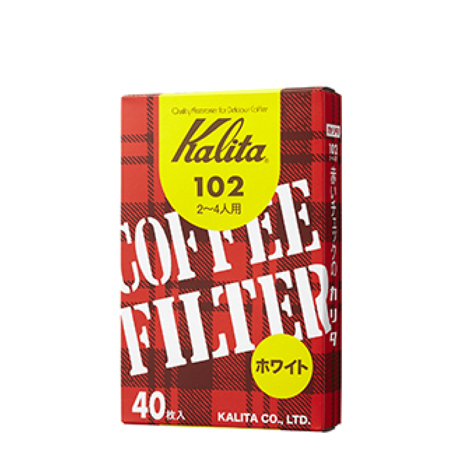 カリタ　コーヒーフィルター　酸素漂白　102（2～4人用）　40枚入