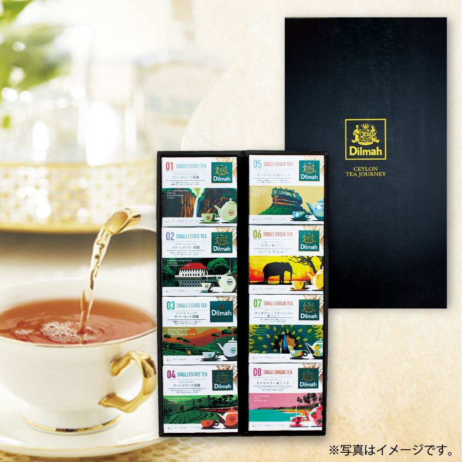 【送料無料】ディルマ　セイロンティー・ジャーニー　ギフトボックス　コンプリートコレクション　CTJ01-08