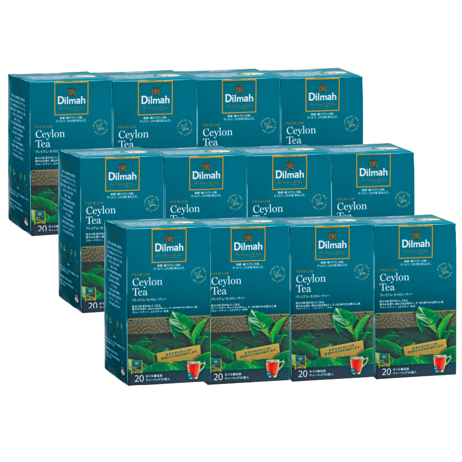 【送料無料】【業務用】ディルマ　プレミアム・セイロン・ティー　2ｇX20袋　12個｜611910
