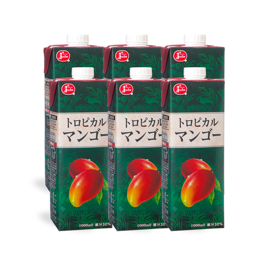 ジューシー　トロピカルマンゴージュース　 １Ｌ×６本｜047053×6*