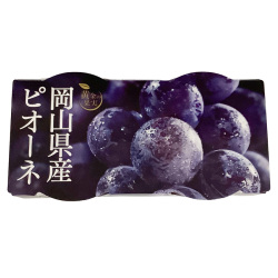【期間限定】谷尾　黄金の果実　岡山県産ピオーネゼリー　2連　120gX2