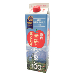 青森青研の葉とらずりんご100　1000ｇ