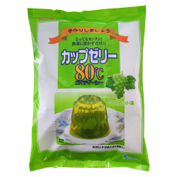 ◇【今月のオススメ】【春夏限定】かんてんぱぱ　カップゼリー80℃　マスカット　(100ｇ×5袋）