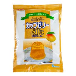 【春夏限定】かんてんぱぱ　カップゼリー80℃　マンゴー　(100ｇ×5袋）