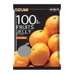 【期間限定】下仁田物産　果汁100%ゼリー　みかん風味　9個