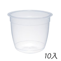 ワルツ　耐熱ラウンドプリンカップ（フタ付）　10ヶ入