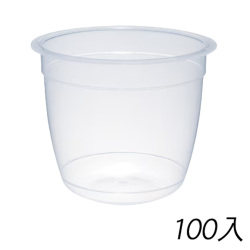 【お徳用】ワルツ　耐熱ラウンドプリンカップ（フタ付）　100ヶ入