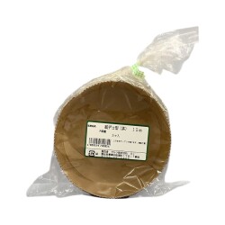 ワルツ　紙デコ型（茶）　12ｃｍ 3枚入