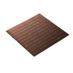 ワルツ　ペーパーココットシート　フレンチ茶（150角）　10枚