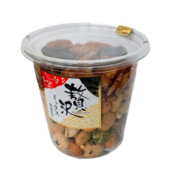 スギウラピーナッツ　贅沢ミックスカップ（海苔巻き２個） 　250ｇ