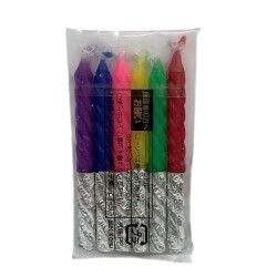 ユウキ　15040　２ 1/2　6本ラセンキャンドル