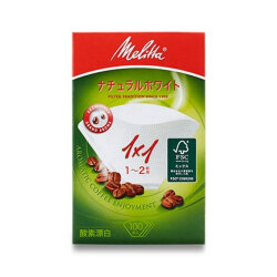 メリタ　ペーパーフィルター　ホワイト　1X1　PA　1X1G　NW　FSCmix（1～2杯用）　100枚入