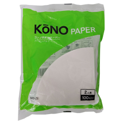 コーノ　名門ドリッパーペーパー　２人用　白　100枚　MD-25