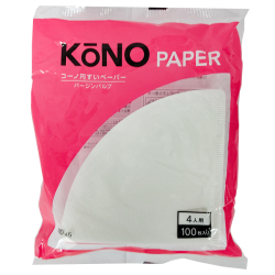 コーノ　円すいペーパー(白)　４人用　 MD-45　100枚入