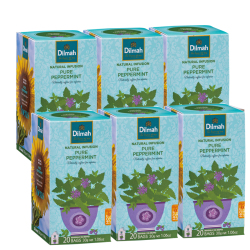 【送料無料】【業務用】ディルマ　ピュア・ペパーミント　1.5gX20袋       6個｜610415