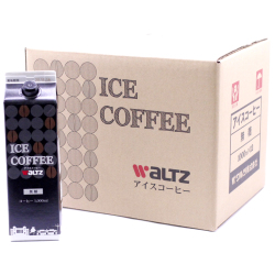 ワルツ　リキッドアイスコーヒー（無糖）　1000ｍｌX12（1ケース）｜029953