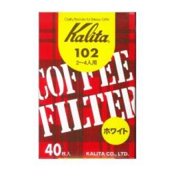 カリタ　コーヒーフィルター　酸素漂白　102（2～4人用）　40枚入