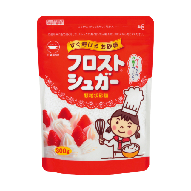 日新製糖 フロストシュガー 300g|珈琲・紅茶とお菓子パンづくりの専門