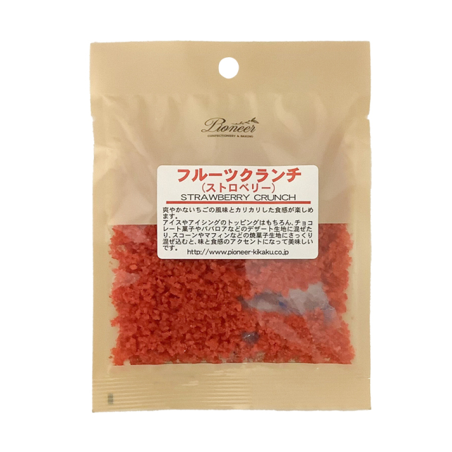 パイオニア フルーツクランチ(ストロベリー) 20g|珈琲・紅茶とお