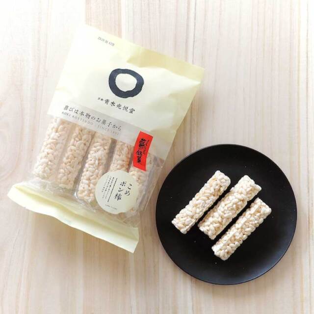 青木光悦堂 こめポン棒 10本|珈琲・紅茶とお菓子パンづくりの専門店