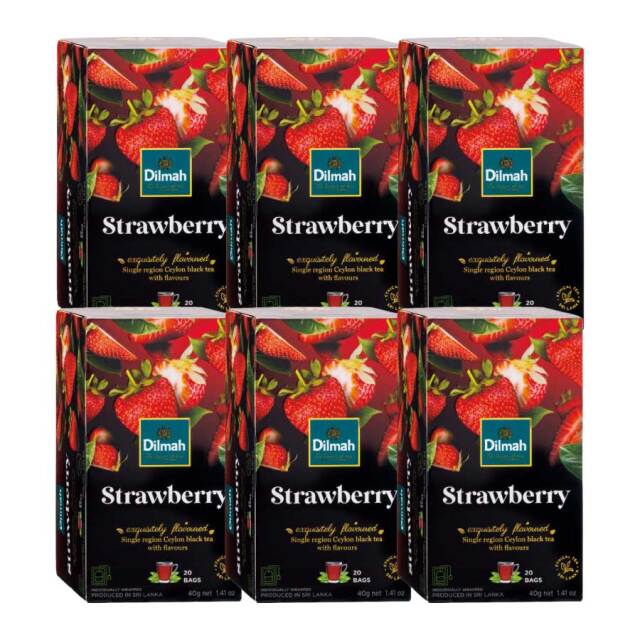 ディルマ ストロベリー 2gX20袋 6個|珈琲・紅茶とお菓子パンづくりの