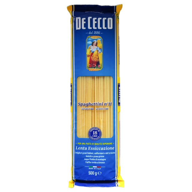 ディ・チェコ No.11 スパゲッティーニ 太さ約1.6mm 500g|珈琲